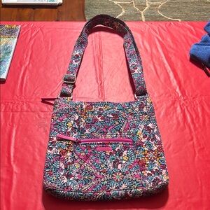 Vera Bradley Pink and Teal Floral Bag